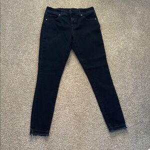Express Women's Dark Blue Jeans - Size 8
